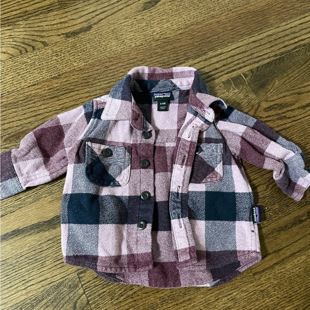 Patagonia fjord flannel 3-6 months
